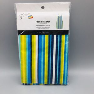 Fiesta Adjustable Blue Striped Apron